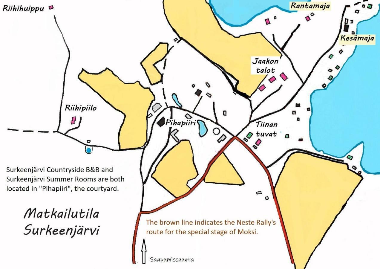 Surkeenjarvi Countryside B&B Moksinkyla Bagian luar foto